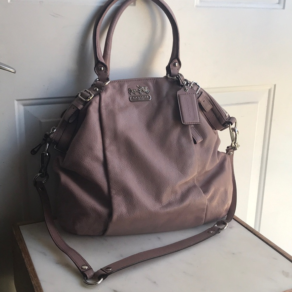 Dusty purple Coach bag